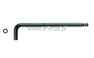 Klucz imbusowy z kulką  1/8''/126mm długi PKL Wera