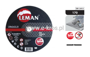 Tarcza do cięcia metalu 230x2,0x22,23mm INOX