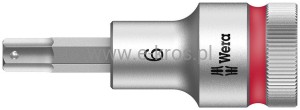 Nasadka imbusowa 1/2"  6x 60mm z pierścieniem Wera