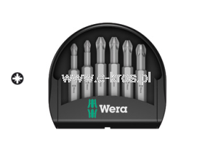 Zestaw końcówek Mini-Check 50mm 6szt. PZ Wera