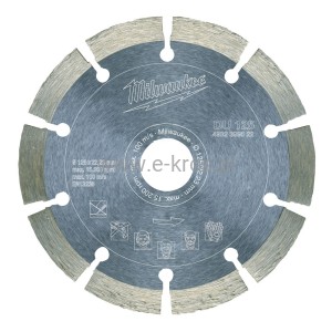 Tarcza diamentowa 125mm SEGMENT DU Milwaukee