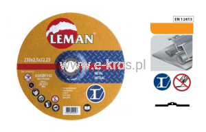 Tarcza do cięcia metalu 230x2,5x22,23mm