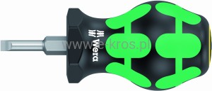 Wkrętak płaski krótki 0.8x4.0x24.5mm STUBBY Wera