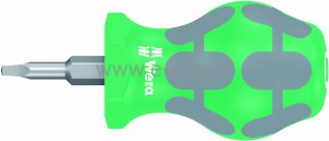 Wkrętak kwadratowy krótki 01x25mm STUBBY Wera 