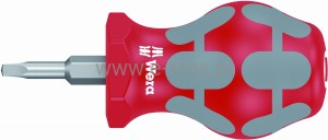 Wkrętak kwadratowy krótki 02x25mm STUBBY Wera 