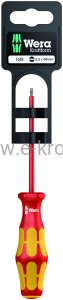 Wkrętak płaski VDE 1.0x5.5x125mm na blistrze Wera