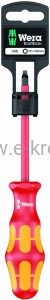 Wkrętak kwadratowy VDE 2x100mm na blistrze Wera