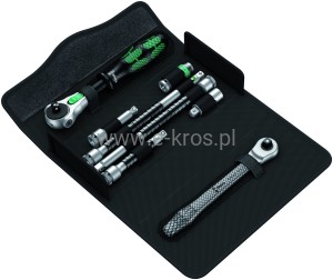 Zestaw grzechotek 1/4'' z akcesoriami 8 el. Wera