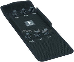 Etui tekstylne TORX C na 6 el.  Wera  