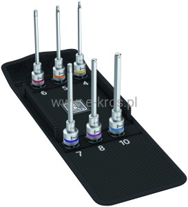 Zestaw nasadek 1/2" Zyklop  6szt. Wera 