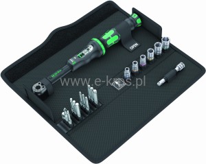 Zestaw narzędzi z kluczem dynamometrycznym Click-Torque 2,5-25,0Nm 20 el. Wera
