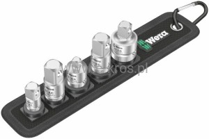 Zestaw adapterów do nasadek 5 el. Set 1 + zawieszka Wera 