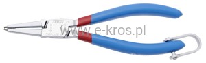 Szczypce do pierścieni wew. proste 180mm z uchwytem Unior