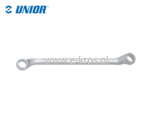 Klucz oczkowy odgięty 21x22mm Unior