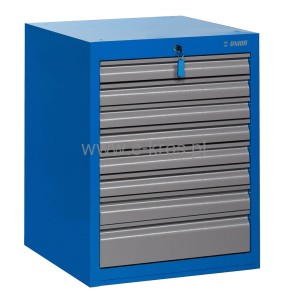 Szafka narzędziowa szeroka do stołu z 8 szufladami 663x650x870mm Unior
