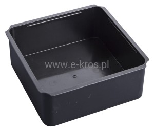 Pudełko plastikowe do stołu warsztatowego 120x120x50mm 10 szt. Unior