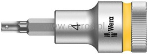 Nasadka imbusowa 1/2"  4x 60mm z pierścieniem Wera