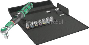 Klucz dynamometryczny Safe-Torque A 1,  2-12Nm + klucze nasadowe, 10el Wera