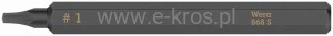 Końcówka kwadratowa 1x70mm 868 S Wera
