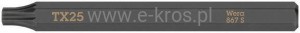 Końcówka TX25 x 70mm 867 S Wera