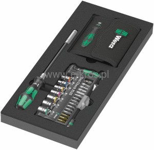 Zestaw Kraftform Kompakt i Tool-Check PLUS na wkładce 57el. Wera