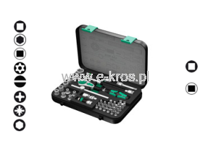 Grzechotka 1/4” Zyklop zestaw 41el. SA4 Wera