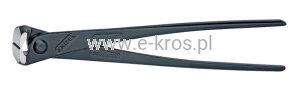 OBCĘGI ZBROJARSKIE 300MM 25MM CZARNE
