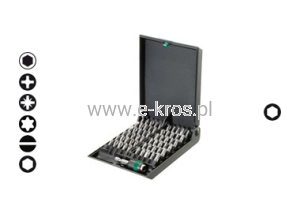 Zestaw końcówek z uchwytem 61el. Bit-Safe 8600/889