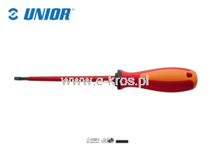 Wkrętak płaski VDE 0.6x3.5x100mm Unior