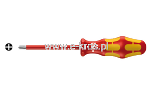 Wkrętak płasko-krzyżowy VDE PH/SL1x80mm 162i Wera