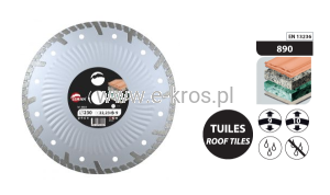 Tarcza diamentowa uniwersalna 230x22,23 Wys.10