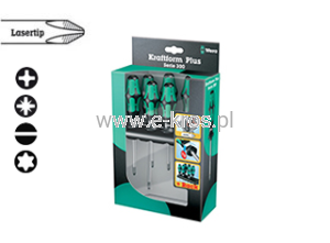 Zestaw wkrętaków 7szt. SL/PH/PZ/TORX 335/350/367