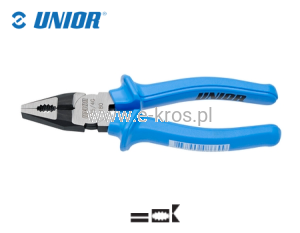 Szczypce uniwersalne 200mm czarne Unior
