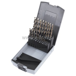 Wiertła do metalu HSS-G COBALT 1-10mm (19 szt.)