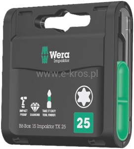 Zestaw końcówek Bit-Box Impaktor TX 30x25mm 15szt.
