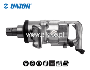 Klucz udarowy pneumatyczny 1.1/2" 3388Nm dł. Unior