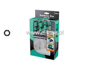 Zestaw wkrętaków 7szt. TORX 367HF Wera
