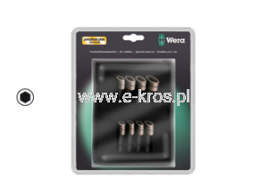 Zestaw końcówek nasadowych z magnesem 8el. Wera