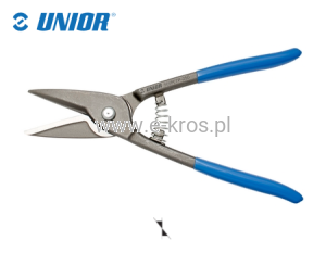 Nożyce do blachy 250mm Berliner Prawe Unior