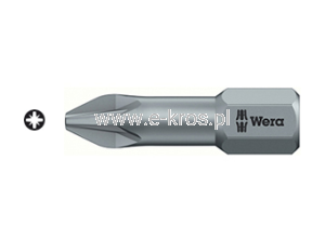 Końcówka PZ2/ 25mm TORSION TZ Wera