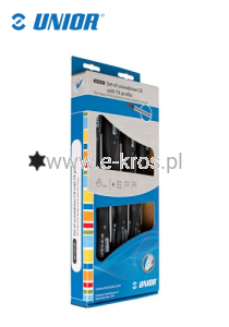 Zestaw wkrętaków TORX 10-40mm  7el. cz Unior
