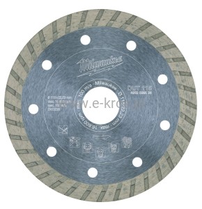 Tarcza diamentowa 115mm TURBO DUT Milwaukee