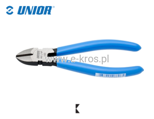 Szczypce tnące boczne 125mm czarne Unior