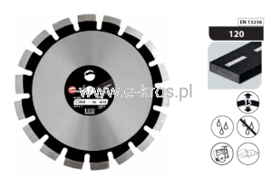 Tarcza diamentowa asfalt 350x25.4 Wys.15