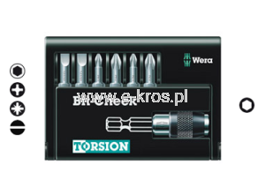 Zestaw końcówek z uchwytem  7el. Torsion 8000-6