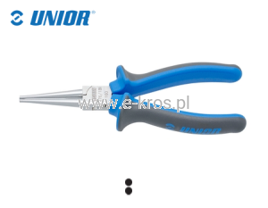 Szczypce okrągłe 160mm dł. chrom Unior