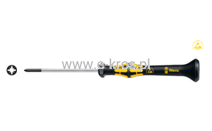 Wkrętak precyzyjny krzyżowy ESD PZ0x60mm Wera