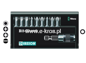 Zestaw końcówek z uchwytem 10el. Torsion 8100-9