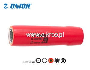 Nasadka 1/2" 21mm 12-kątna VDE długa Unior