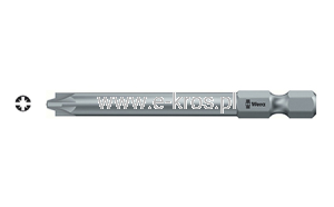 Końcówka płasko-krzyżowa PZ/S 2x70mm Wera